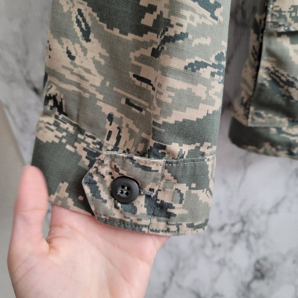 💕 Woman's utility Coat Air Force Camouflage Pattern - Picture 7 of 14